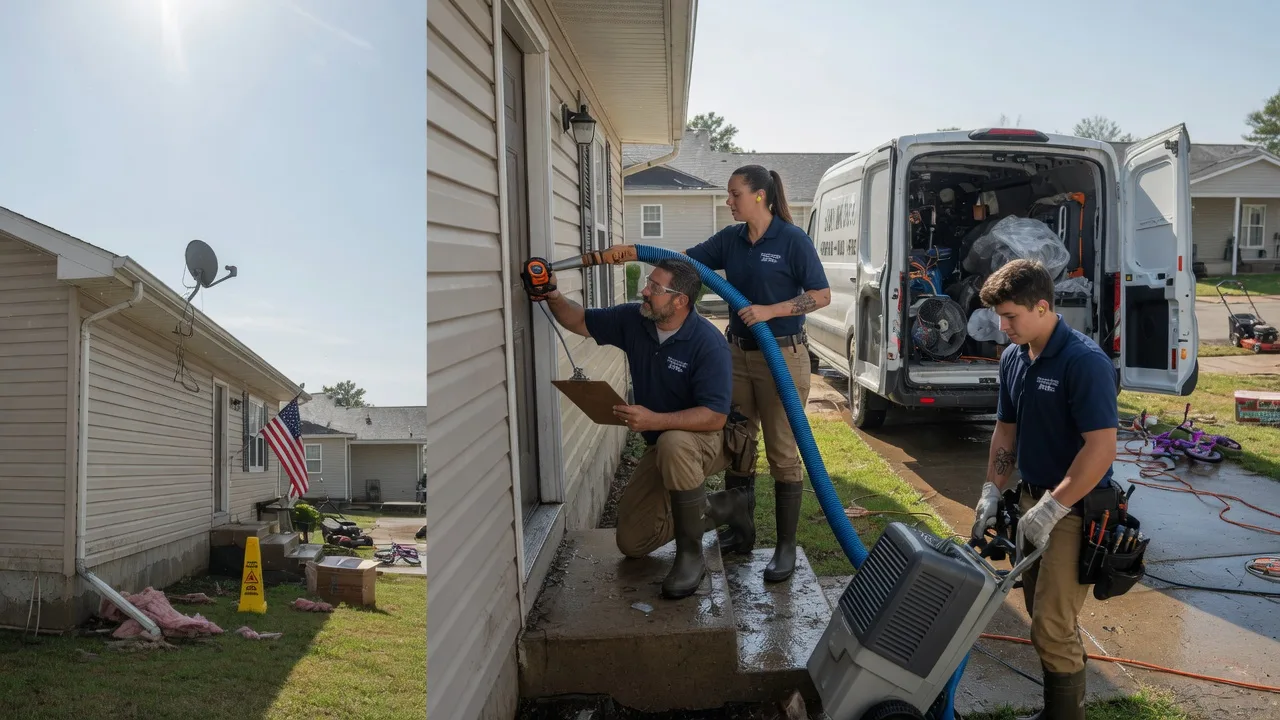 Ceiling Water Damage Restoration in Minot Afb, ND near me